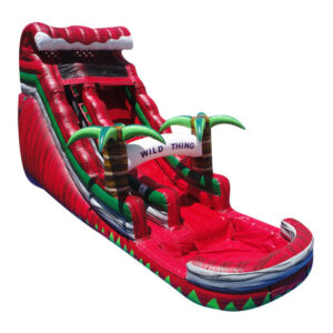 Red Hot Wild Thing Inflatable Water Slide - 18 FT